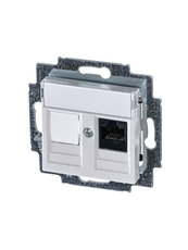 ABB Levit Жемчуг Розетка комп. RJ45 категория 5e и заглушка | 5014H-A51017 68W | 2CHH295117A6068 | ABB