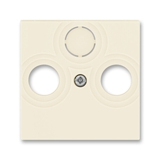 ABB Levit Слоновая кость / белый Накладка для розеток TV-R / TV-R-SAT Слоновая кость | 5011H-A00300 17 | 2CHH080300A4017 | ABB