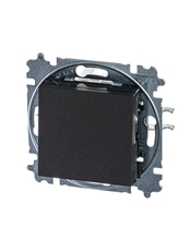 ABB Levit Антрацит / дымчатый чёрный Выключатель 1-кл. | 3559H-A01445 63W | 2CHH590145A6063 | ABB