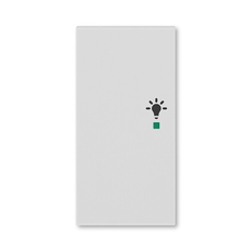 ABB Levit Серый Клавиша 2-ая левая с символом освещения free@home | 6220H-A02101 16 | 2CHH622101A4016 | ABB
