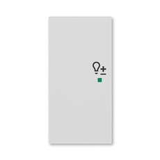 ABB Levit Серый Клавиша 2-ая левая с символом светорегулятора free@home | 6220H-A02104 16 | 2CHH622104A4016 | ABB
