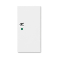 ABB Levit Белый Клавиша 2-ая правая с символом сцены free@home | 6220H-A02203 03 | 2CHH622203A4003 | ABB