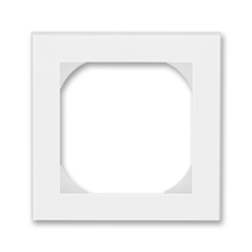 ABB Levit Белый / ледяной Рамка одинарная 55х55 для механизмов BJE | 3901H-A05510 01 | 2CHH015510A4001 | ABB