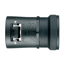 Фитинг AT34/U100/SFA/BLY, прямой, РА66/алюминий/эласт., черный/желтый, резьба U100, d34, 10 шт. в пачке | 7TCA296170R0860 | ABB