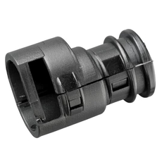 Разъем угловой CI08-90-MP3,нейлон 6,черный,d8мм | 7TCA298010R0185 | ABB