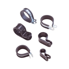 P-держатель PCS, оцинк.сталь/резина, черный, d25мм, PCS25 | 7TCA298010R0614 | ABB