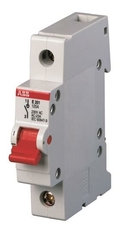 Рубильник 1пол. E201r 80A рычаг крас. | 2CDE281001R0080 | ABB