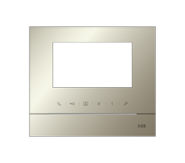 Рамка для абонентского устройства 4,3, золотой глянцевый | 2TMA070130G0001 | ABB