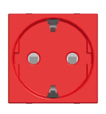 ABB Zenit Красный Розетка с/з с защитными шторками | N2288 RJ  | 2CLA228800N7001 | ABB