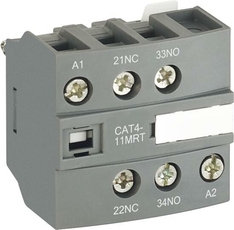 Блок контактный дополнительный CAT4-11MRT для контакторов AF..RT и NF..RT|1SBN010154R1111| ABB