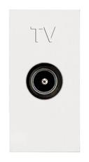 ABB Zenit Альп. белый Мех ТВ розетки, простой, 1-модульный | N2150.7 BL | 2CLA215070N1101 | ABB