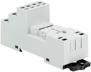 Цоколь CR-M2LC (логический) для реле CR-M 2ПК, пружинный зажим|1SVR405651R1200| ABB