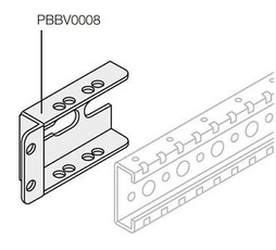 Уголок для вертик. шин сбоку шкафа (8шт)|1STQ007430A0000 | ABB