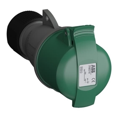 Розетка кабельная Easy&Safe 316EC10,16А,3P+E,IP44,10ч|2CMA102015R1000| ABB