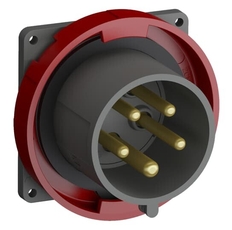 Вилка с прямым фланцем Easy&Safe 432EBU6W,32A,3P+N+E,IP67,9ч|2CMA101285R1000| ABB
