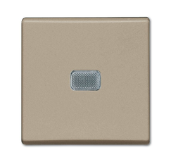 ABB Basic 55 Шампань Выключатель 1-клавишный с подсветкой | 1012-0-2165 | 2CKA001012A2165 | ABB