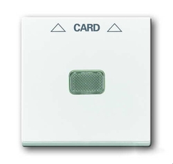 ABB Basic 55 Альп. белый Накладка карточного выключателя(мех. 2025U) | 1710-0-3864 | 2CKA001710A3864 | ABB