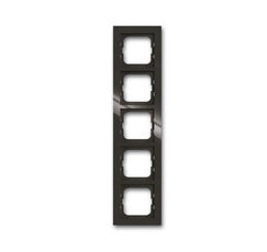 Рамка 5-постовая, серия axcent, цвет ch?teau-black | 1754-0-4495 | 2CKA001754A4495 | ABB