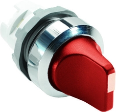 Переключатель M3SS1-20R (короткая ручка) красный 3-х позиционный без подсветки (только корпус) с фиксацией | 1SFA611210R2001 | ABB