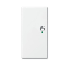 SRS-2-L-94 Клавиша двойная левая free@home, сцена, Basic 55, цвет альпийский белый | 6220-0-0677 | 2CKA006220A0677 | ABB