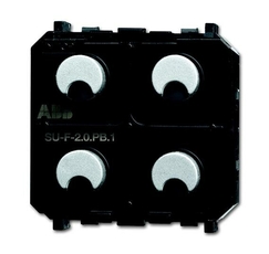 SU-F-2.0.PB.1 Сенсор free@home, 2-клавишный, Zenit | 6220-0-0223 | 2CKA006220A0223 | ABB