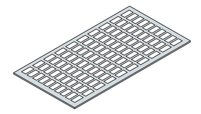 Держатель маркировки 28 DIN-модулей L=525 (20шт) | EH2129 | ABB