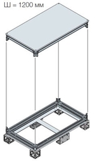 Рама шкафа верхняя/нижняя 1200x800ШхГ | EK1280KN | ABB