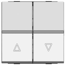 ABB Zenit Шампань Выключатель жалюзийный с фиксацией (2мод) | N2244.1 CV | 2CLA224410N1901 | ABB
