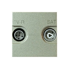 ABB Zenit Шампань Розетка TV-FM-SAT оконечная, (2мод) | N2251.7 CV | 2CLA225170N1901 | ABB