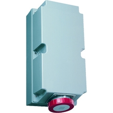 Розетка для монтажа на поверхность с подключением шлейфа 2125RL6W, 125A, 2P+E, IP67, 6ч | 2CMA168527R1000 | ABB