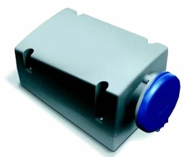 Розетка для монтажа на поверхность с подключением шлейфа 232RL6, 32A, 2P+E, IP44, 6ч | 2CMA168411R1000 | ABB