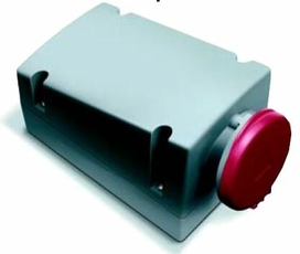 Розетка для монтажа на поверхность с подключением шлейфа 332RL1, 32A, 3P+E, IP44, 1ч | 2CMA168424R1000 | ABB