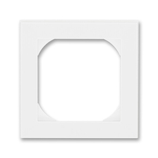 ABB Levit Белый / белый Рамка одинарная 55х55 для механизмов BJE | 3901H-A05510 03 | 2CHH015510A4003 | ABB