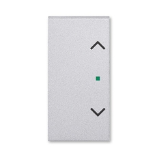 ABB Levit Серебро Клавиша 2-ая с символом жалюзи free@home | 6220H-A02002 70 | 2CHH622002A4070 | ABB