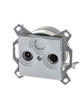 ABB Levit Серый Розетка TV-R оконечная | 5011H-A03503 16W | 2CHH083503A6016 | ABB
