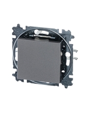 ABB Levit Сталь / дымчатый чёрный Выключатель 1-кл. | 3559H-A01445 69W | 2CHH590145A6069 | ABB