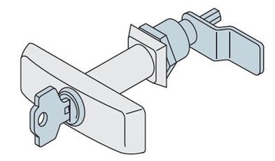 Замок с ключом для шкафов SR | AA8003 | ABB