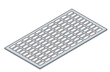 Держатель для этикеток Ш=24мод.(20шт) | AD1600 | ABB