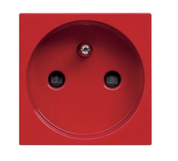 ABB Zenit Розетка франц. ст., со шторками, 16А / 250 В, красный | N2287 RJ | 2CLA228700N7001 | ABB