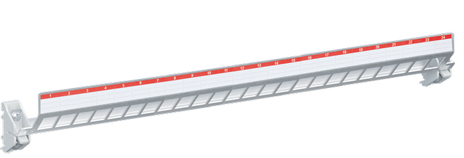 ZE337 Патч панель 2 ширины на 24 модуля Keystone | 2CPX031425R9999 | ABB