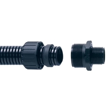 Фитинг ASF28/PG21/A/GR, прямой, полиамид 66, серый, резьба PG21, d28, 10 шт. в пачке | 7TCA296000R1705 | ABB
