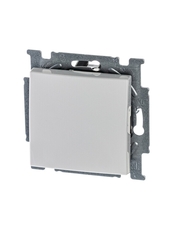 ABB Basic 55 Альп. белый Выключатель 1-клавишный | 1012-0-2139 | 2CKA001012A2139 | ABB