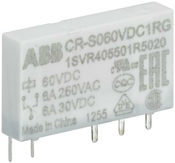 реле CR-S060VDC1RG 60В DC 1ПК (250мА) позол. конт.|1SVR405501R5020| ABB