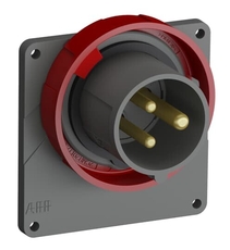 Вилка с прямым фланцем Easy&Safe 216EBU9W,16A,2P+E,IP67,9ч|2CMA101260R1000| ABB