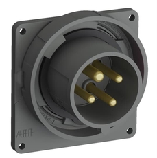 Вилка с прямым фланцем Easy&Safe 316EBU1W,16A,3P+E,IP67,1ч|2CMA101261R1000| ABB