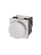 ABB Zenit Альп. белый Светорегулятор электронный поворотный для регулируемых LEDi ламп, 2-100 Вт, 2-модульный | N2260.3 BL | 2CLA226030N1101 | ABB