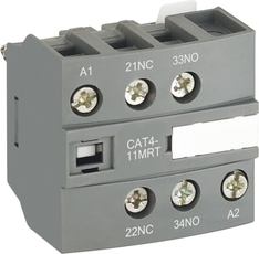 Блок контактный дополнительный CAT4-11ERT для контакторов AF..RT и NF..RT|1SBN010154R1011| ABB
