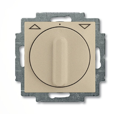 ABB Basic 55 Шампань Выключатель жалюзийный поворотный без фиксации | 1101-0-0927 | 2CKA001101A0927 | ABB