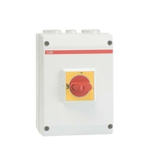 Рубильник в боксе OTP45BA4M красно-желтая рукоятка 2xM32+M16 | 1SCA022459R6860 | ABB