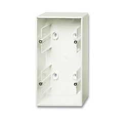 ABB Basic 55 Шале (белый) Коробка для открытого монтажа, 2-постовая | 1799-0-0969 | 2CKA001799A0969 | ABB